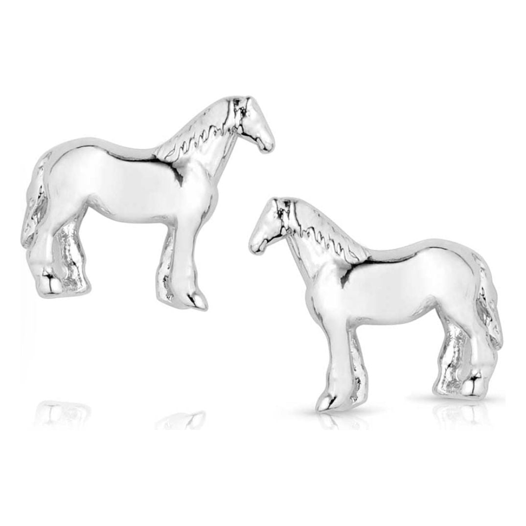 Montana Silversmiths - Earrings - AQHA QUARTER HORSE QER5972