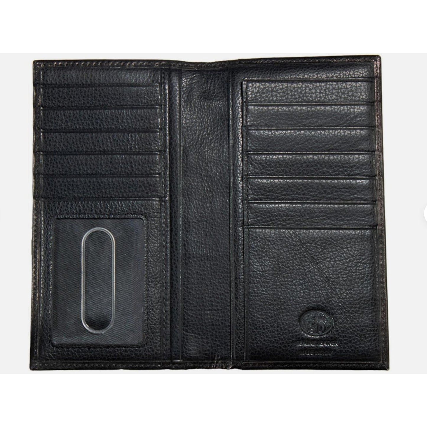 3D Belt Company Rodeo Wallet Black Roughout, Buckstitch D250016301