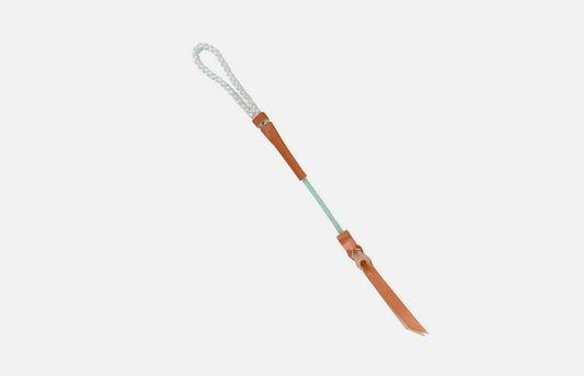 Classic Equine Leather and Rope Western Quirt, QTR