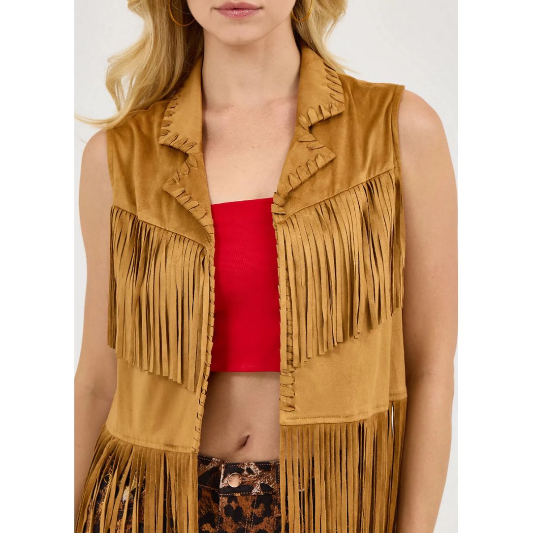 WRANGLER X LAINEY WILSON FESTIVAL FRINGE VEST | 112368240