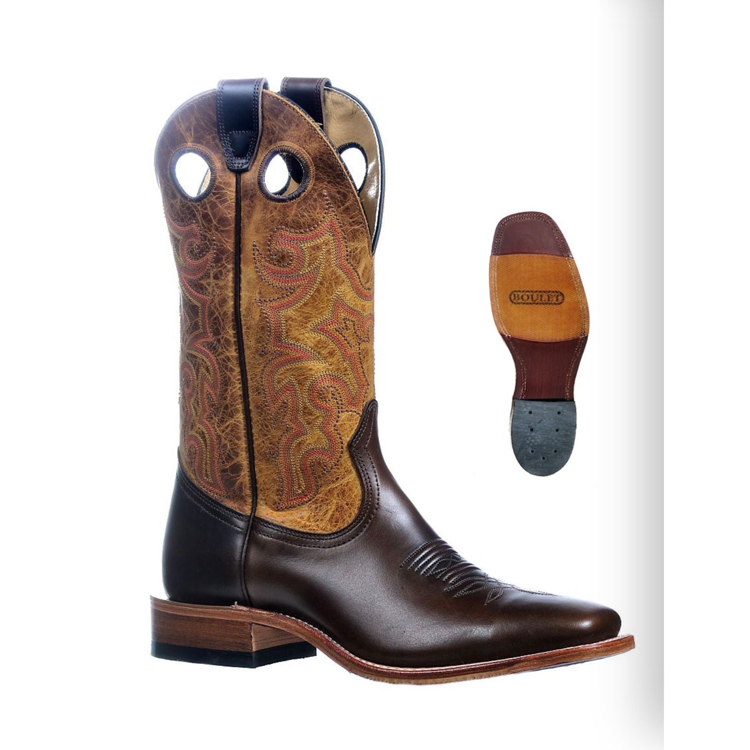 Boulet Men’s Western Boot, Square Toe, 3918