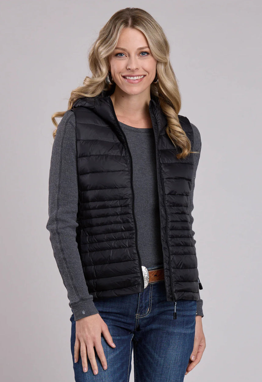Roper Ladies Down Vest, Black 03-098-0685-6212