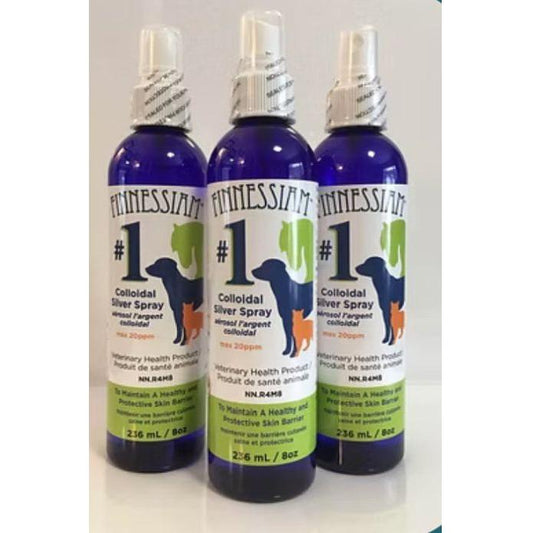 Colloidal Silver Spray 236mL, 20 ppm, by Finnessiam