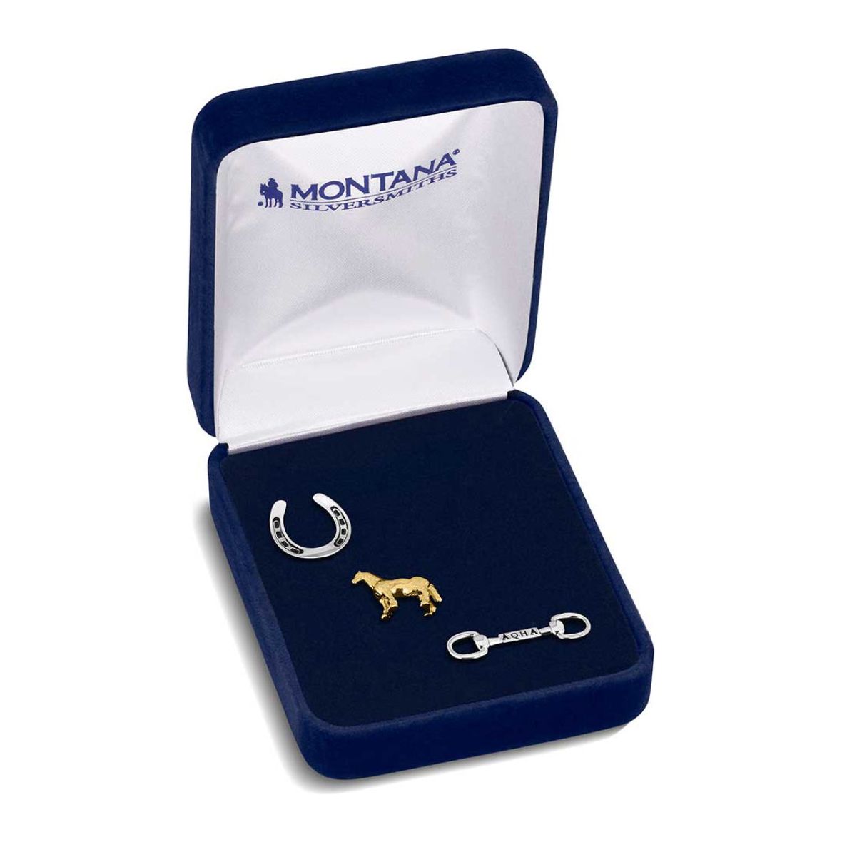 Montana Silversmith - Tie Tack- AQHA Enjoy The Ride QTT6085