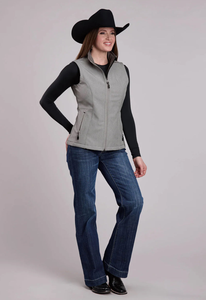 Roper Ladies Vest, Grey