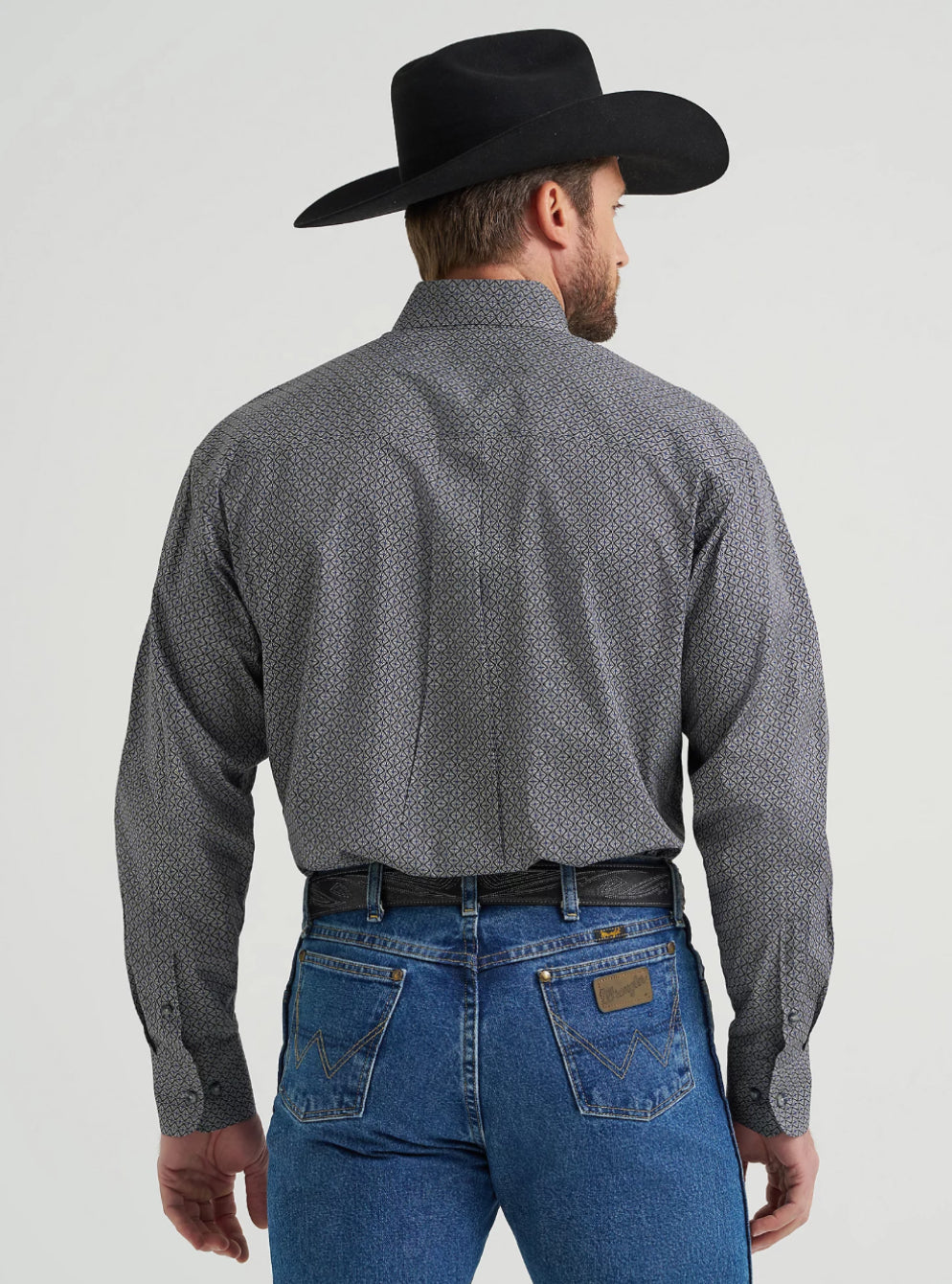 Wrangler Men’s George Straight Western Shirt, Snaps 112369598