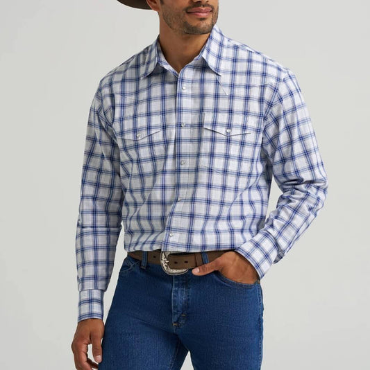 Wrangler Men's Western Snap Shirt - Classic Fit -112367717