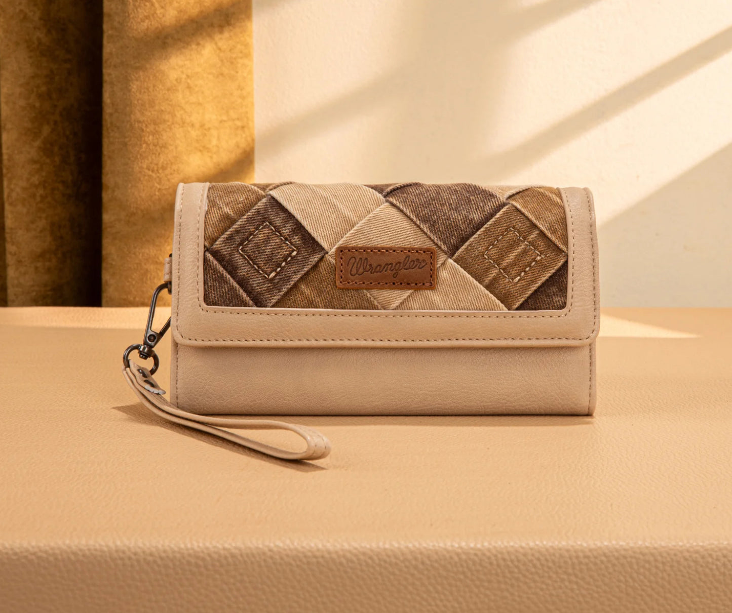 Wrangler Wallet -  Dual Sided Print WG210-W062 Tan or Black