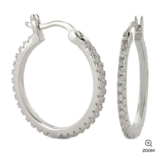 Montana Silversmiths - Earrings - Classic Medium Hoop ER3875
