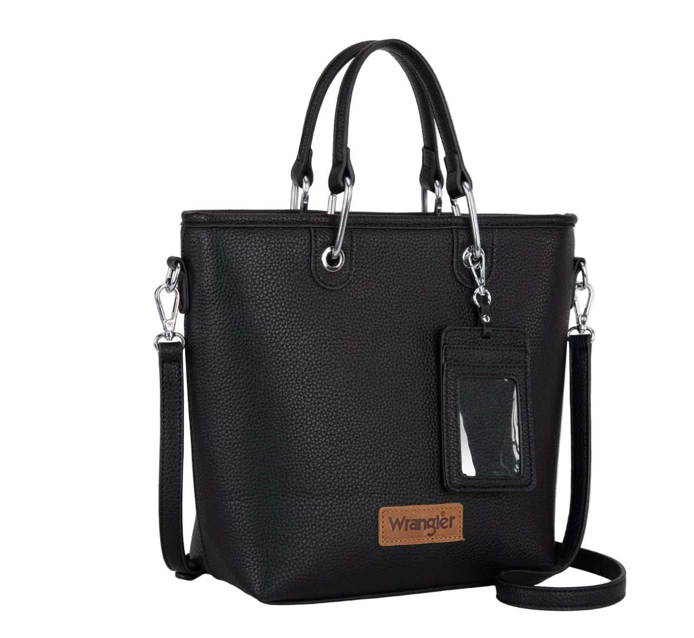 Wrangler Ladies, Top Handle Tote/Crossbody Detachable Key Ring Card Holder, WG188-8312