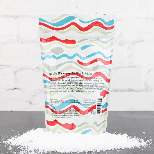 Primal Cold & Flu Effervescent Bubbling Bath Salt