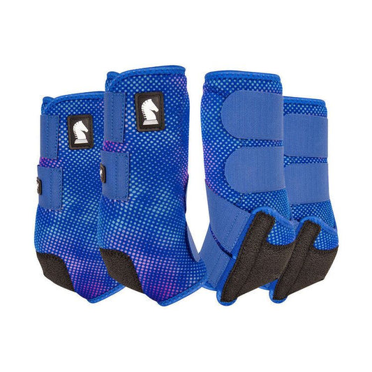 Classic Equine Protective Boot, Classic Fit, “Aurora” Full Set, Med CFFS23AUM