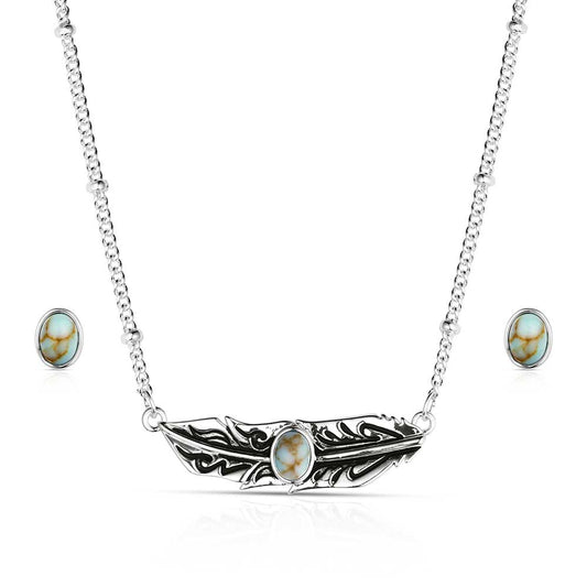 Montana Silversmiths Jewelry Set - Windsong JS6389