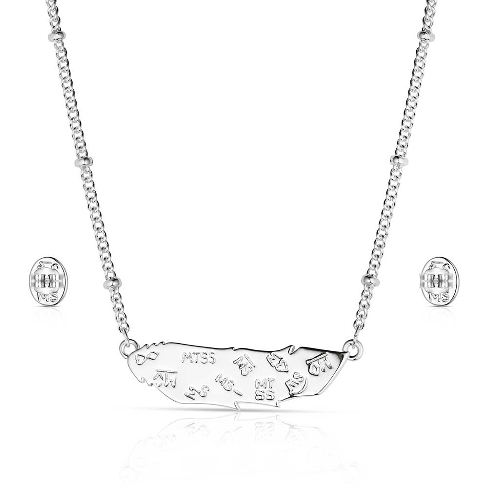 Montana Silversmiths Jewelry Set - Windsong JS6389