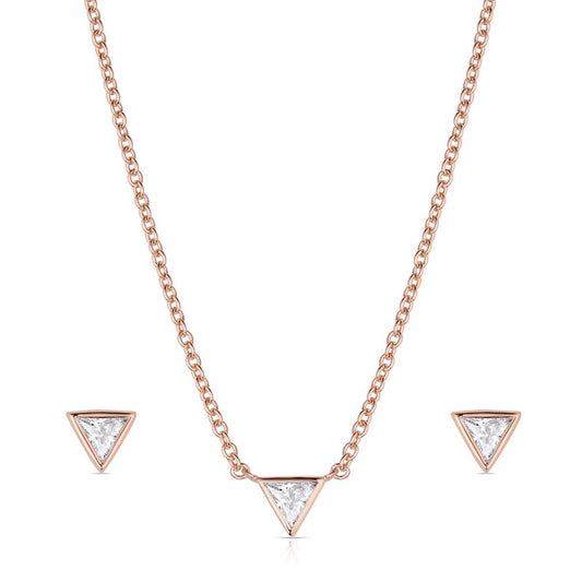 Montana Silversmiths Jewelry Set - Rose Of The Rockies JS6380