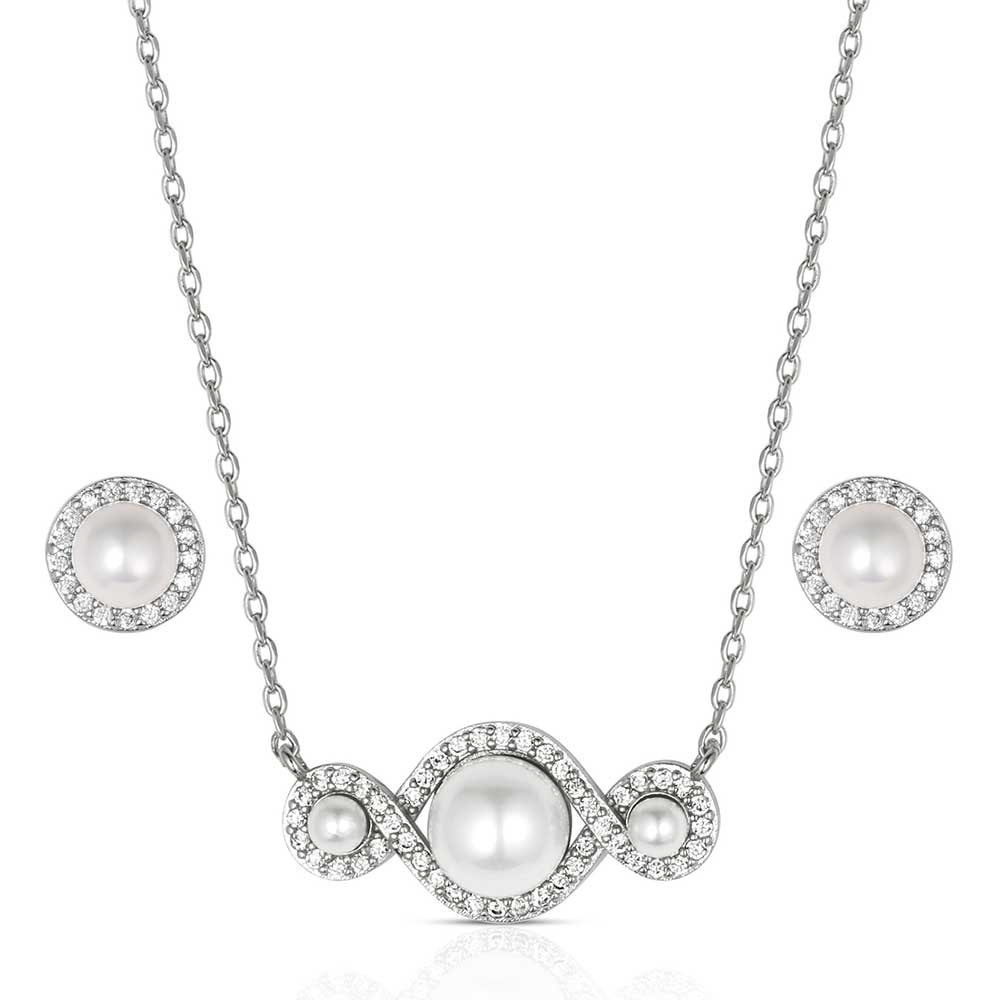 Montana Silversmiths Jewelry Set - Entwined In Pearls JS6302