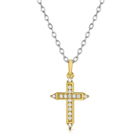 Montana Silversmiths Necklace - Dorado Cross NC6318