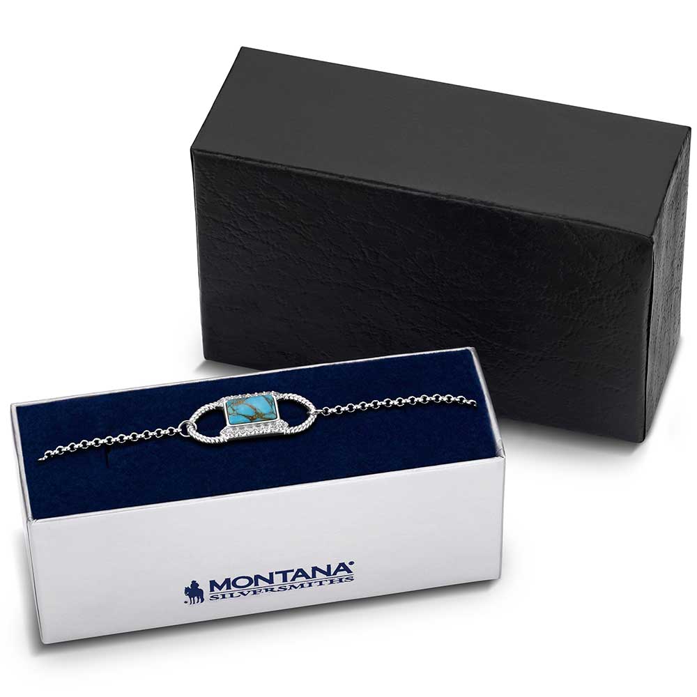 Montana Silversmiths Bracelet - Turquoise Glam BC6372