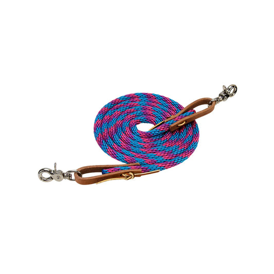 Weaver Poly Rope Rein, 5/8 X8’, 35-2026 various colors