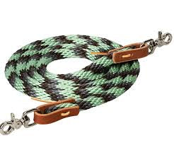 Weaver Poly Rope Rein, 5/8 X8’, Mint 35-2026-437