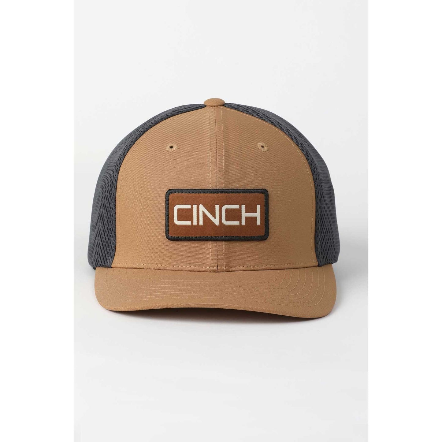 Cinch Mens Flexfit Cap Grey & Brown MC0653322