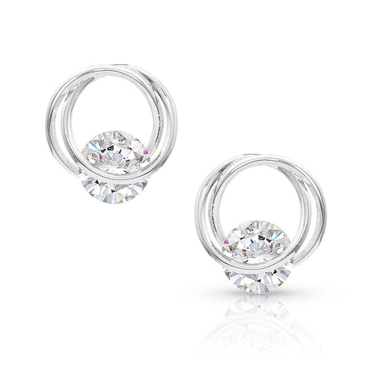 Montana Silversmith Earrings - Twisting Hold Posts ER4118