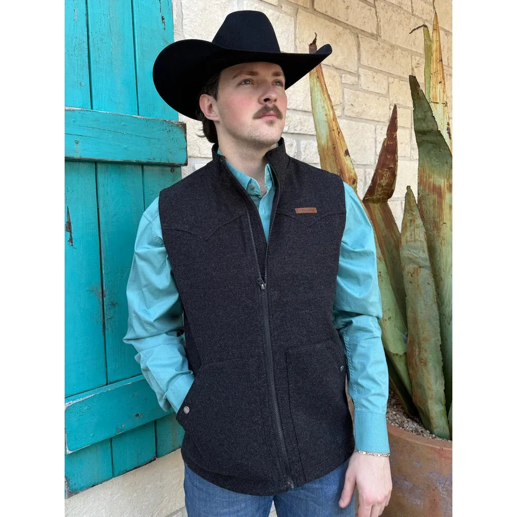 Cinch Men’s Vest, Black  MWV1934001