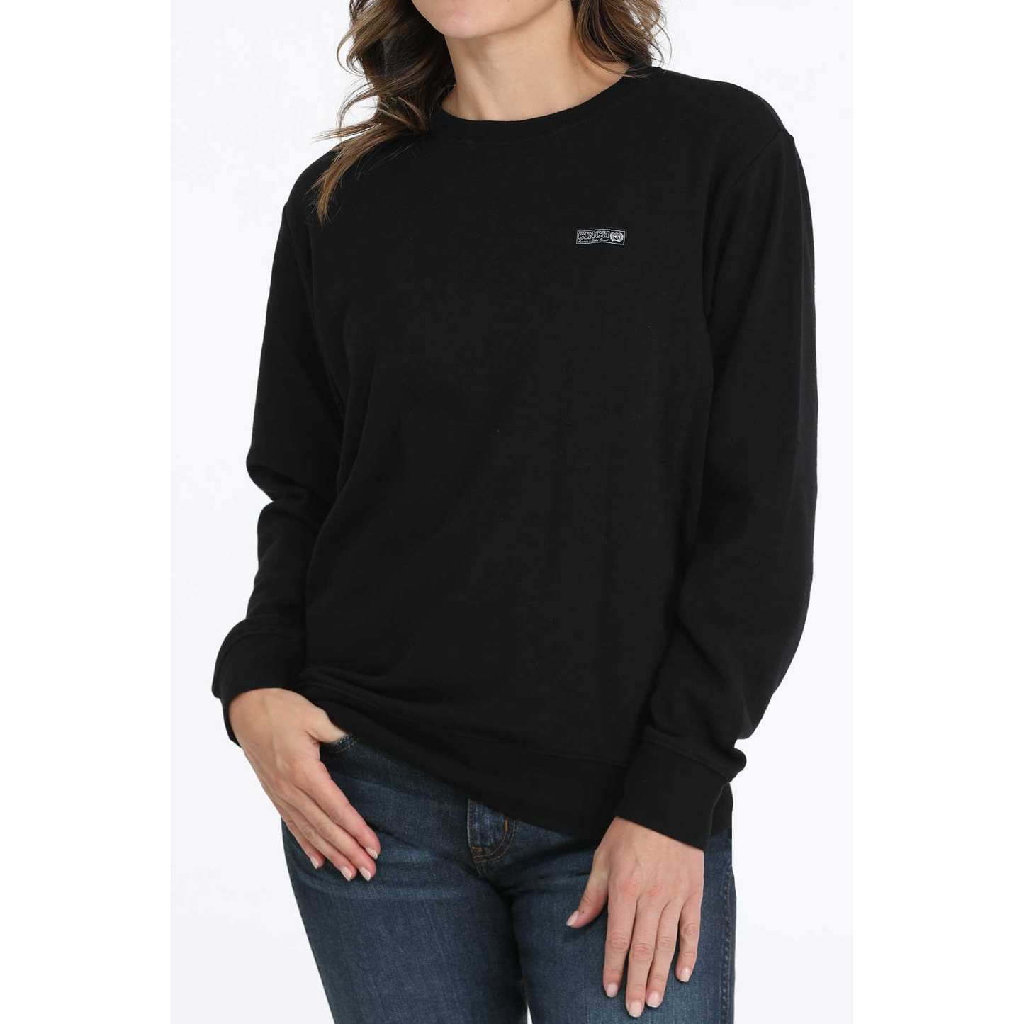 Cinch Ladies SWEATSHIRT - Black MAK7905005