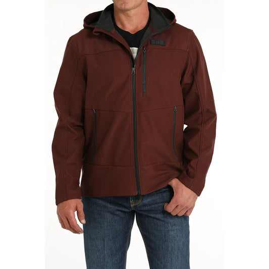 Cinch Men’s Bonded Hoodie, Burgundy MWJ1593003