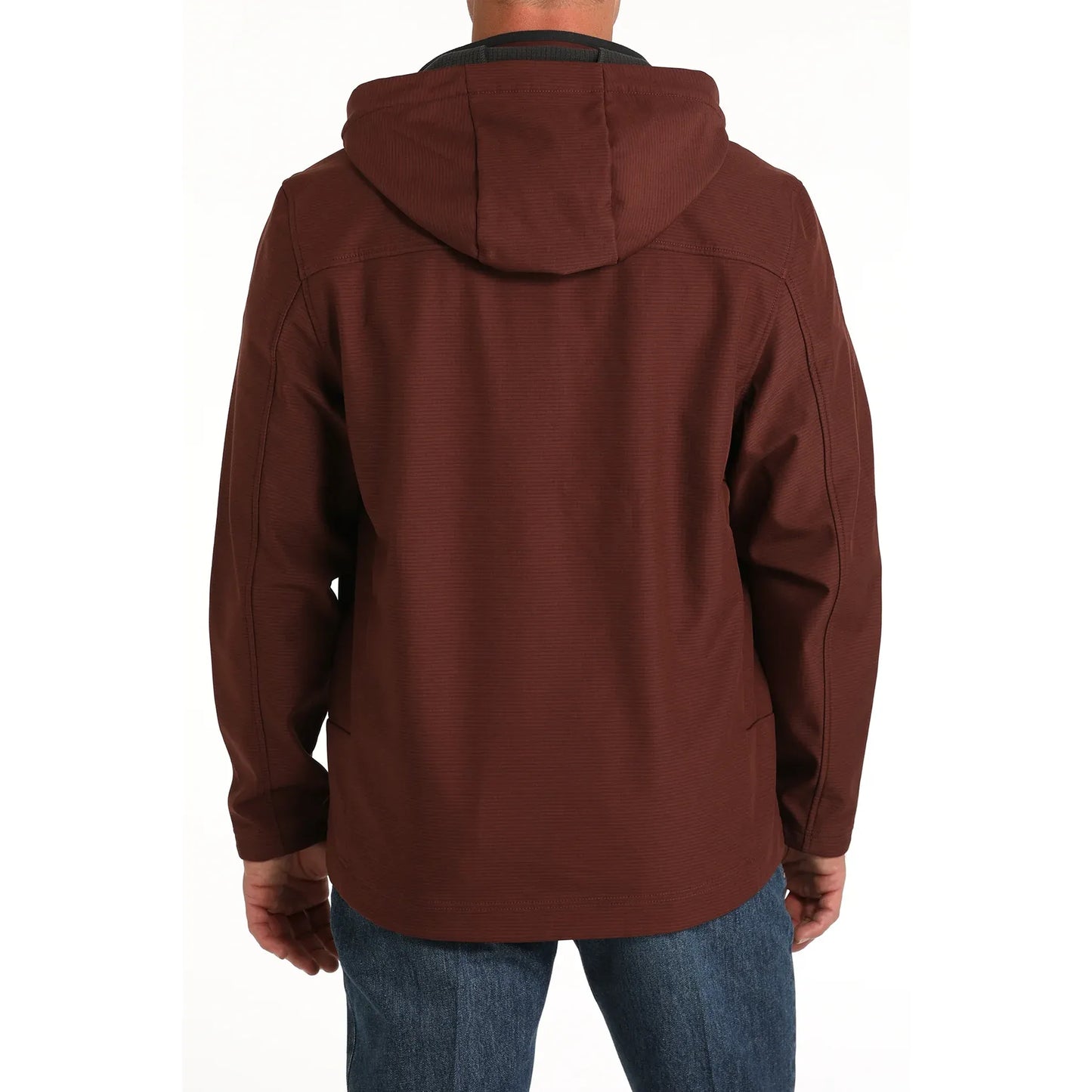 Cinch Men’s Bonded Hoodie, Burgundy MWJ1593003