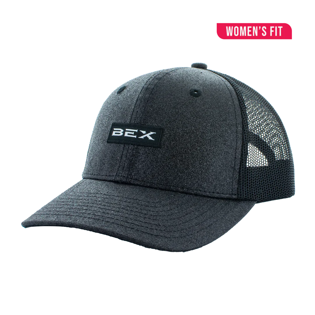 Bex Ladies Black Glitter Ball Cap