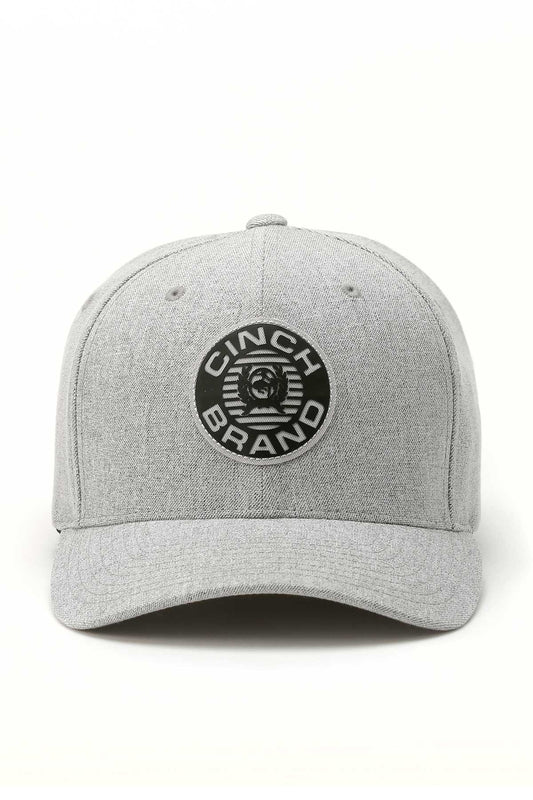 Cinch Men’s Ball Cap, Grey w/ Patch, FlexFit MCC0627784