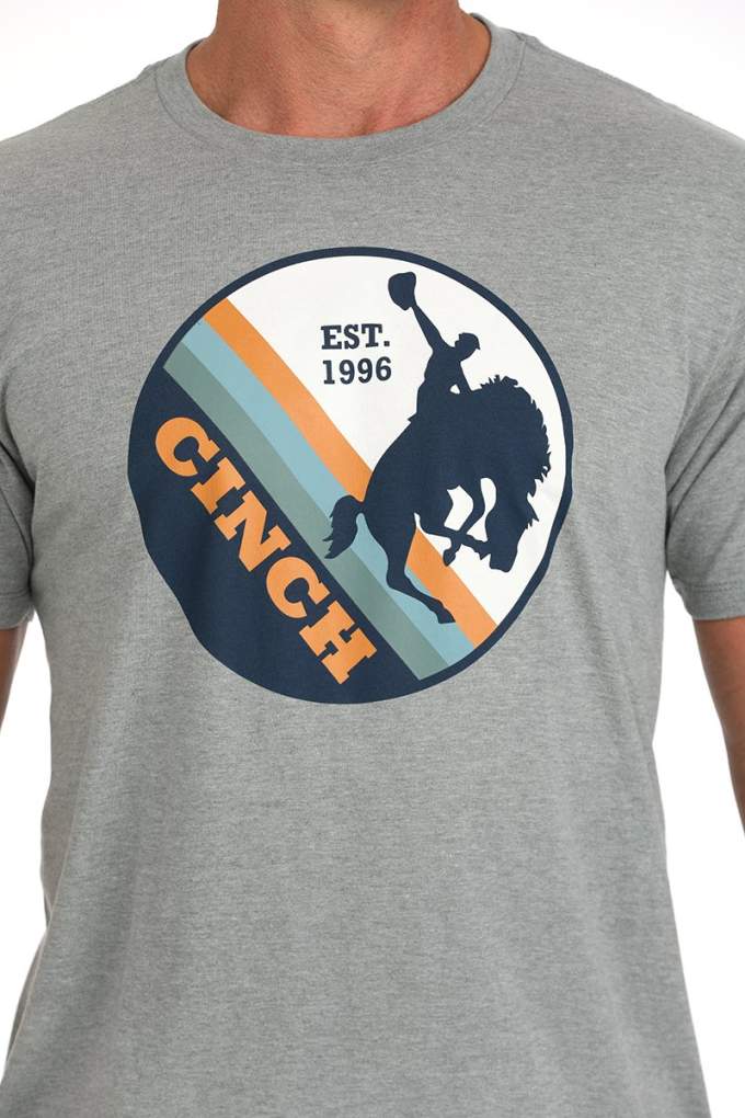Cinch Men’s T-Shirt Grey MTT1690665