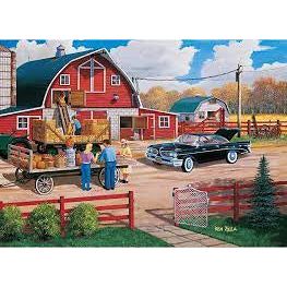 Rivers Edge - A Season of Plenty Farm Scene Puzzle in Tin Box 1000pc 2776