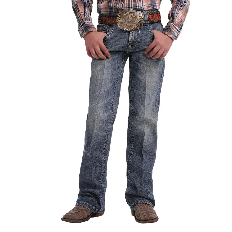 Cinch Boys Slim Fit Jeans, Mid Rise, Boot Cut MB16781002