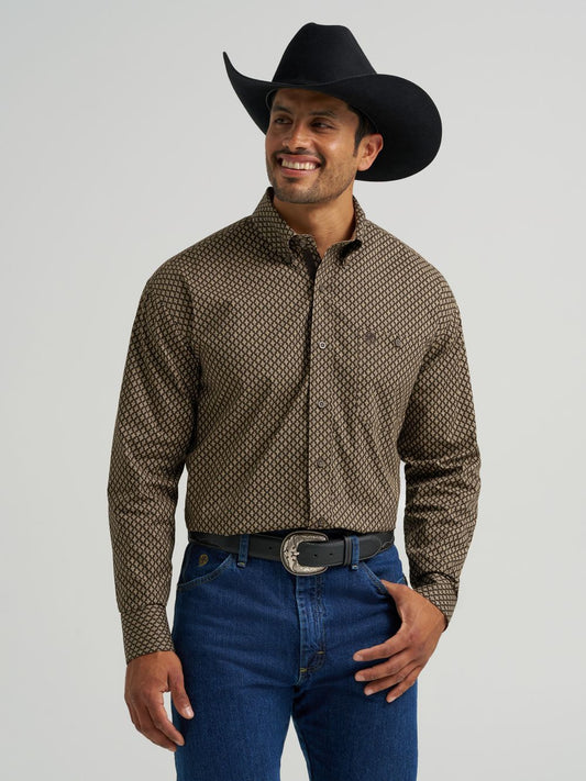 Wrangler Men’s Shirt, George Strait, Long Sleeve, Button Up 112368229