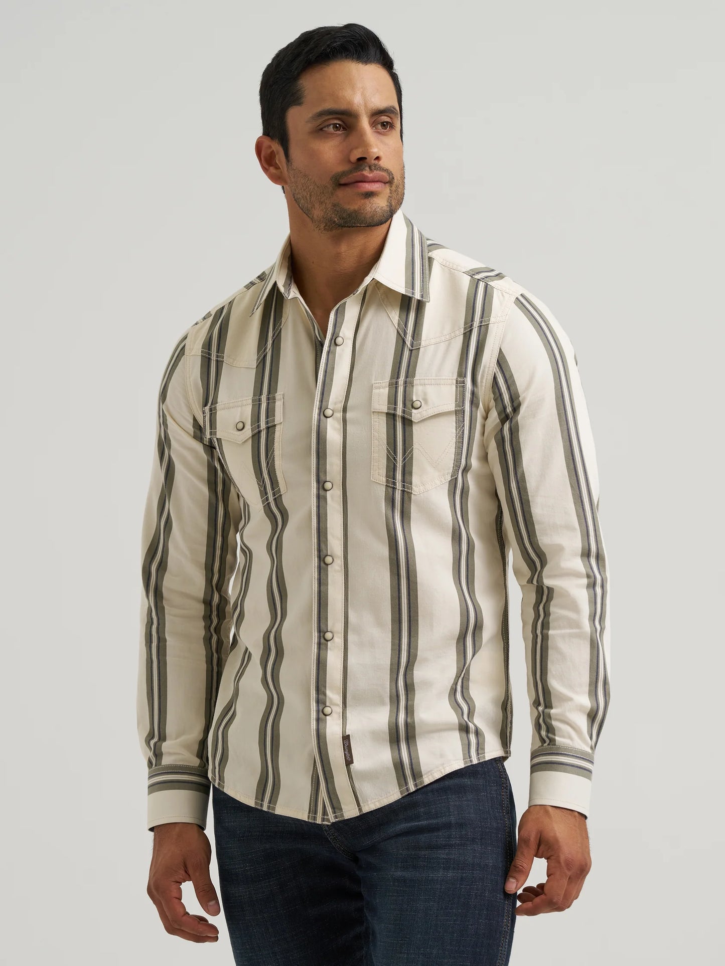 Wrangler Men’s Shirt, Retro, Long Sleeve, Snap 112381538