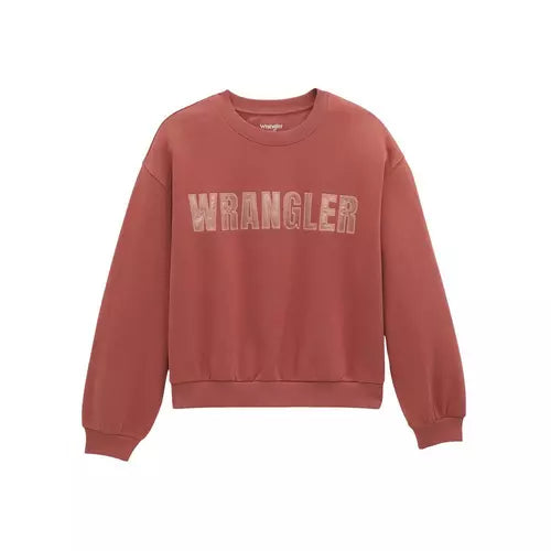 Wrangler Ladies Sweater, Dusty Rose 112380254