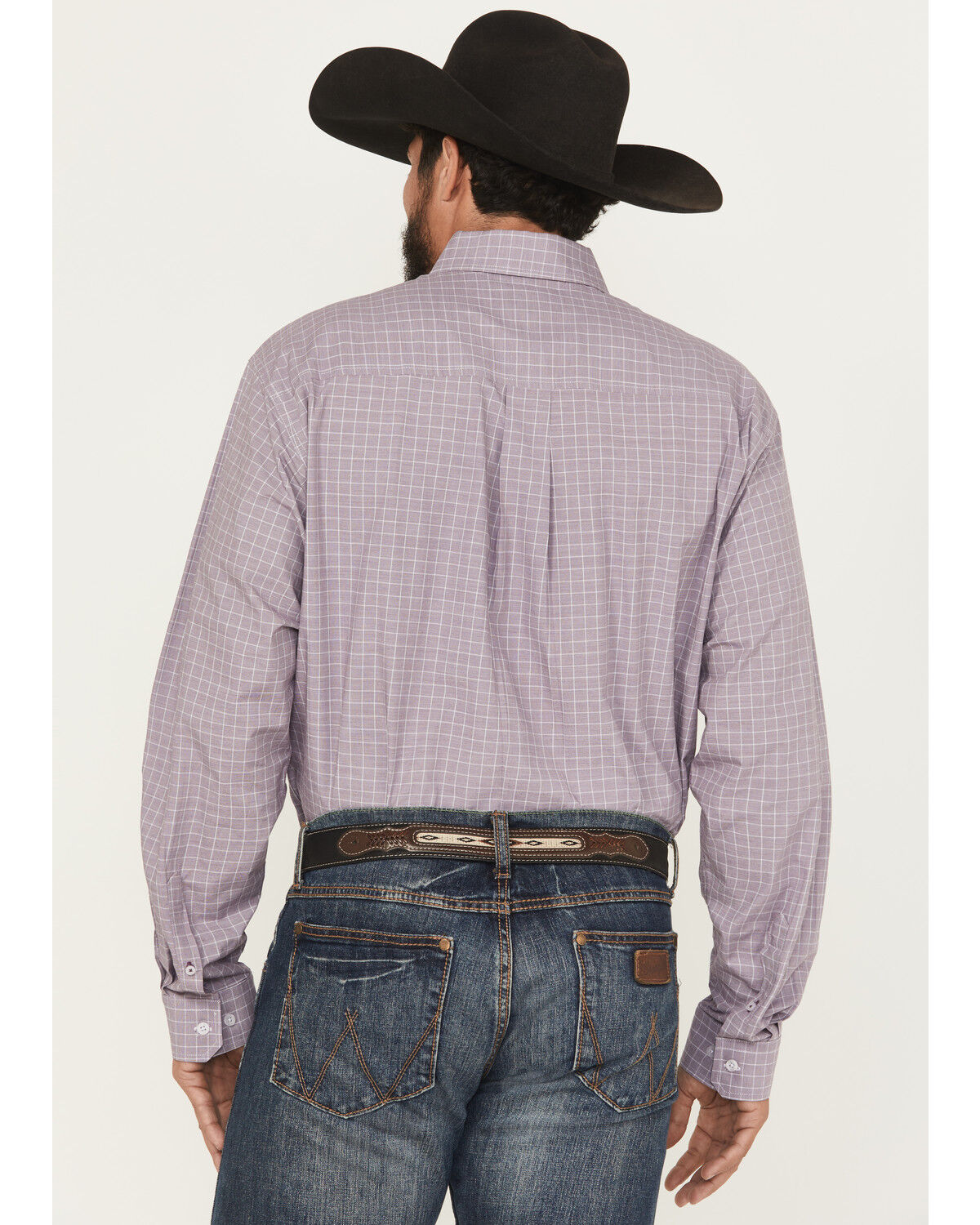 CINCH - Men LONG SLEEVE BUTTON-DOWN SHIRT, Lilac MTW1105976
