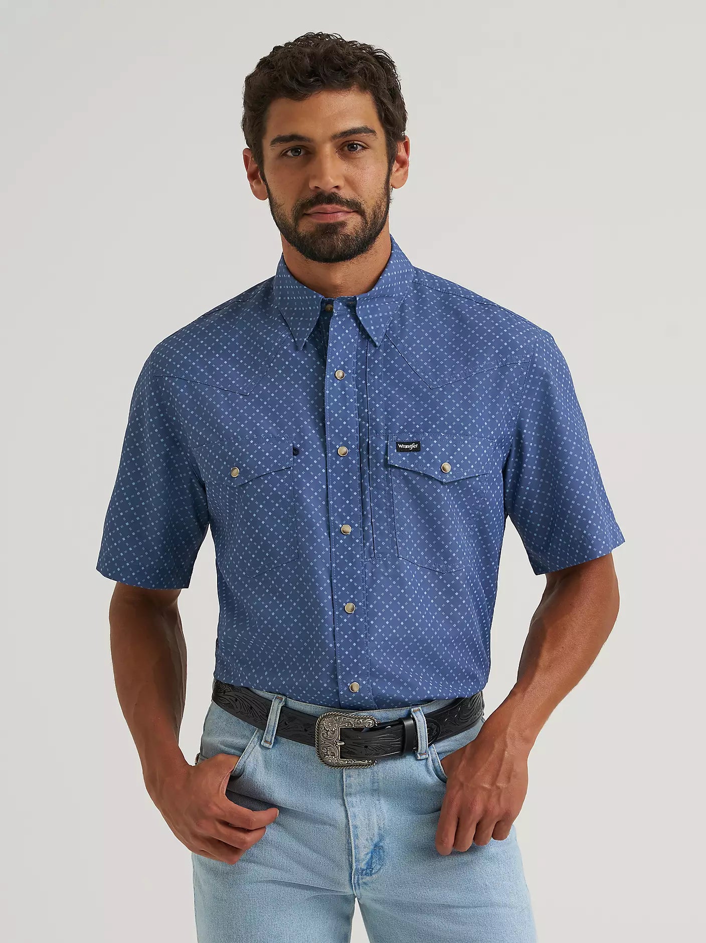 Wrangler Men’s, All Terrain, Short Sleeve, Button 112382437