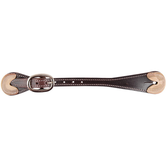 Martin Saddlery Spur Strap, Latigo Leather & Rawhide Ends SSLR