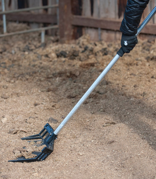Cashel Manure Fork & Rake w/ Aluminum Handle