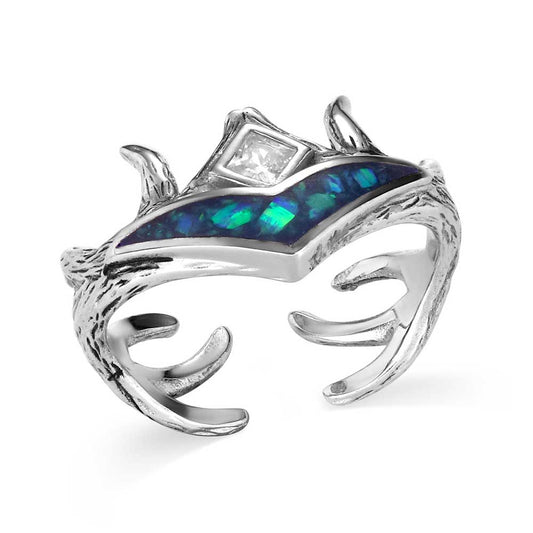 Montana Silversmiths Pursue the Wild Ring - High Country Opal KTRG6331