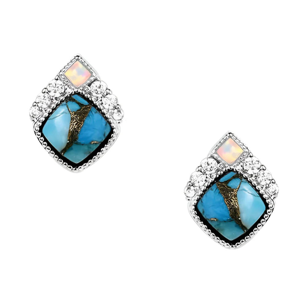 Montana Silversmiths Earrings - Crowned Glacier ER6313