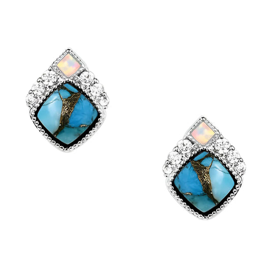 Montana Silversmiths Earrings - Crowned Glacier ER6313