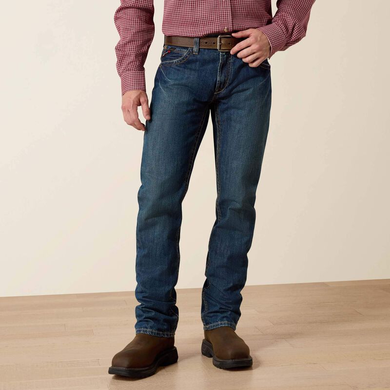 ARIAT MENS JEANS, M5, Flame Resistant FR, Straight Fit, Straight Leg 10015160