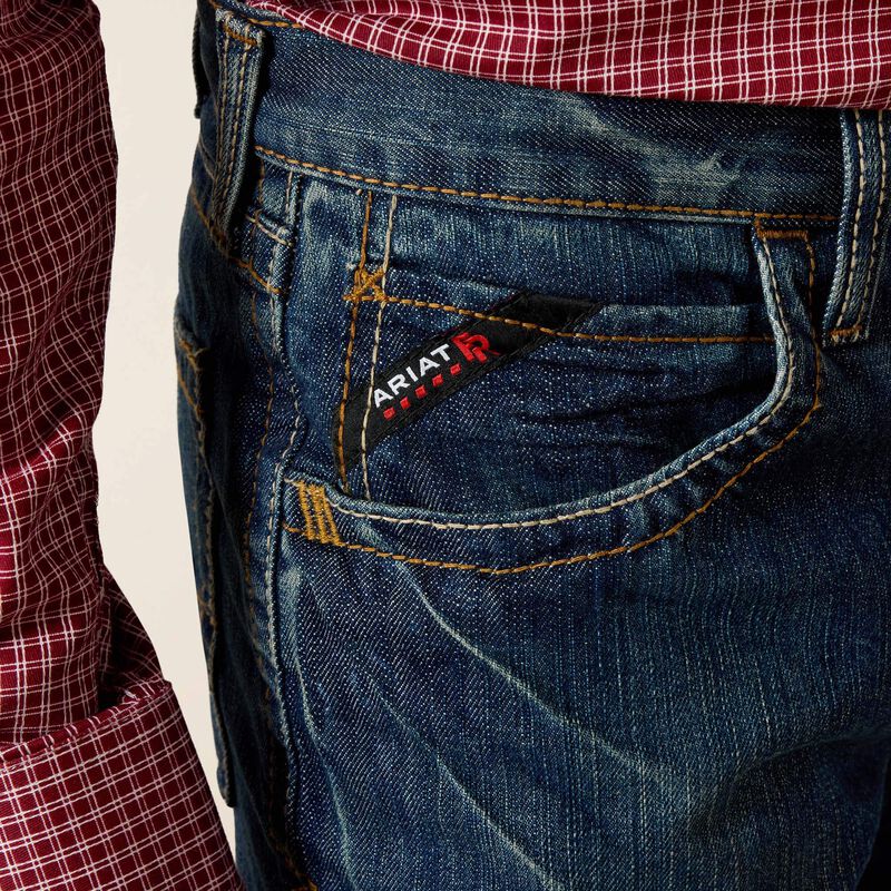 ARIAT MENS JEANS, M5, Flame Resistant FR, Straight Fit, Straight Leg 10015160