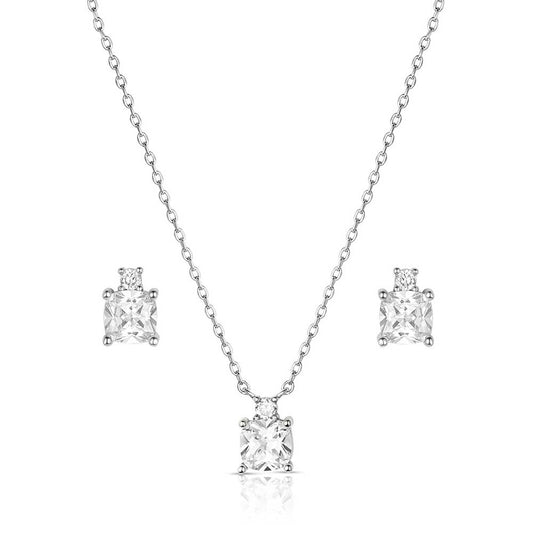 Montana Silversmiths Jewelry Set - Clean Cut Shine JS6292