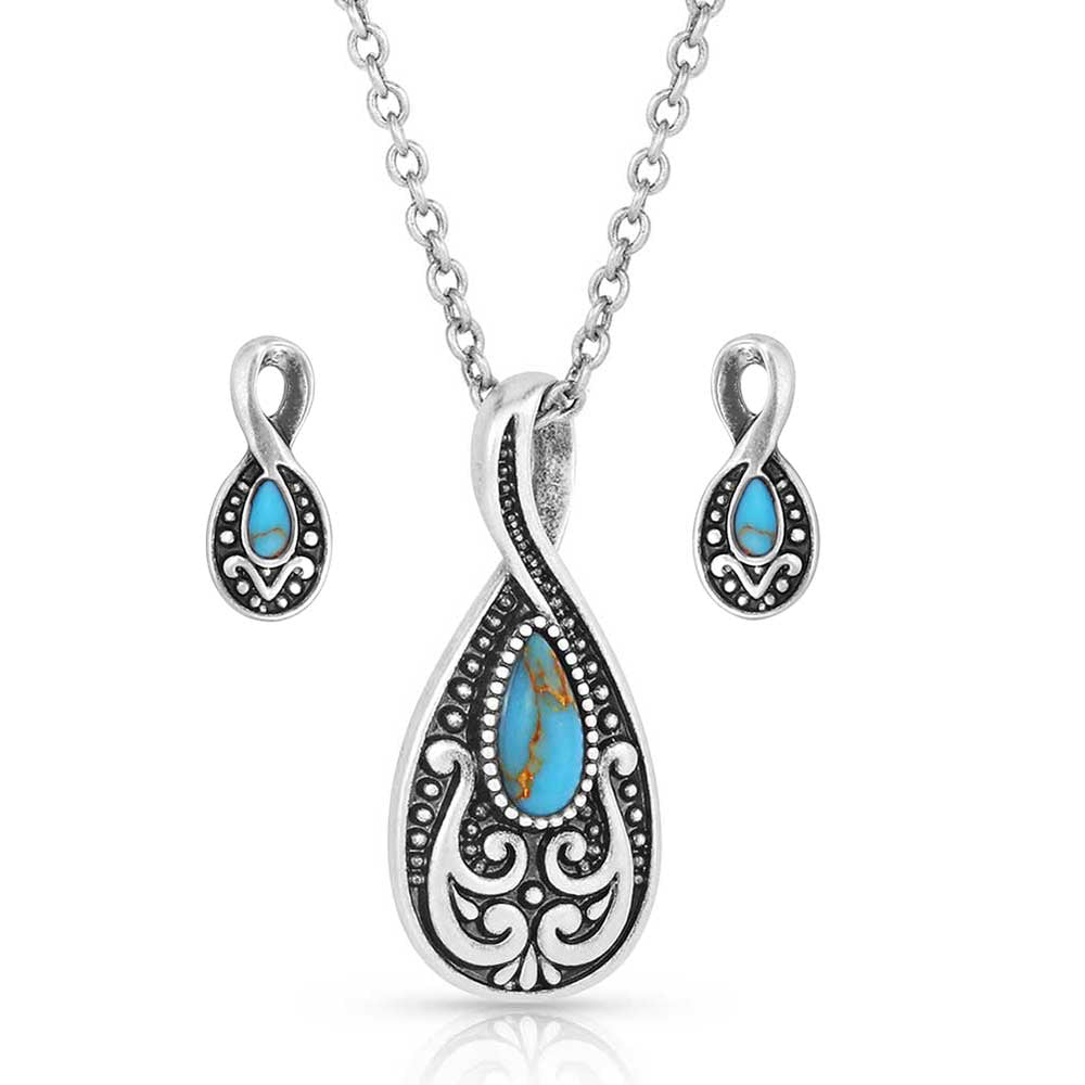 Montana Silversmiths Jewelry Set - Western Tradition JS5620