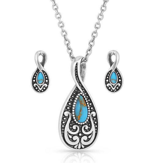 Montana Silversmiths Jewelry Set - Western Tradition JS5620